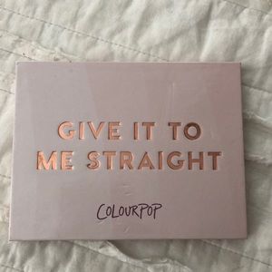 Colourpop “give it to me straight” palette